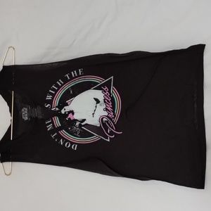 Black princess liea see through shirt